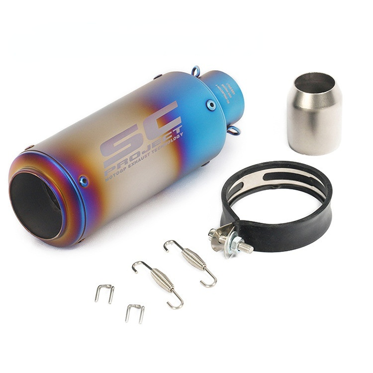 Ống Pô Xả Khí 51mm 60mm SC Chuyên Dụng Cho Xe Mô Tô