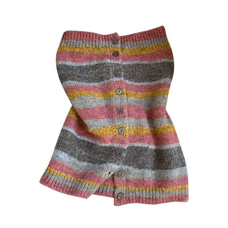 Áo Dệt Kim Dáng Ôm Cao Cấp Họa Tiết Kẻ Sọc Nhiều Màu Sắc Thời Trang Mùa Hè Dành Cho Nữ