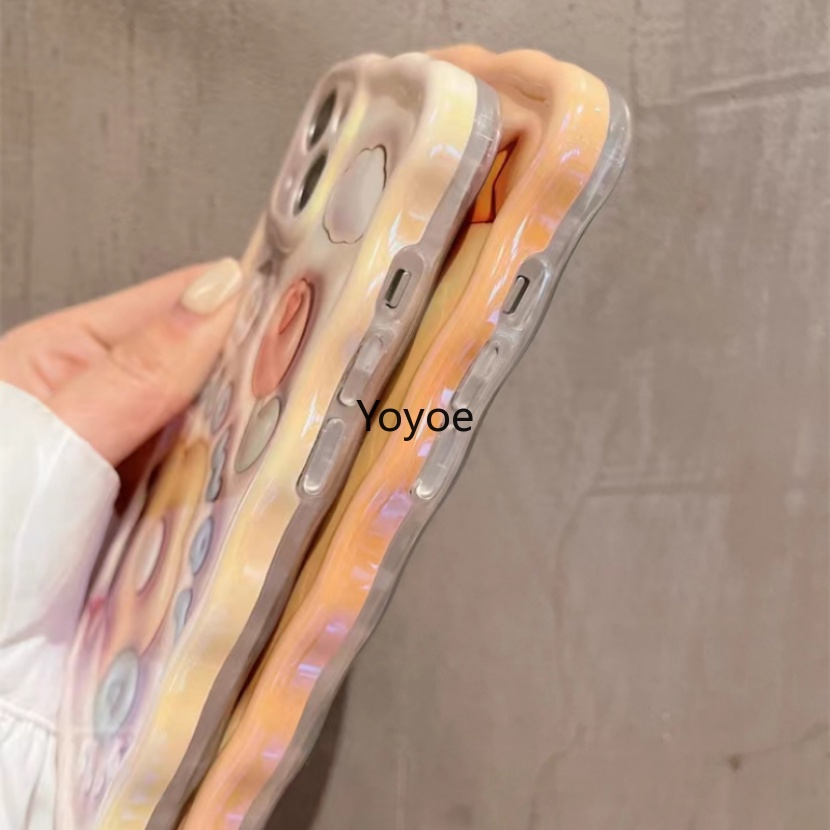 Ốp Điện Thoại Silicon Mềm Trong Suốt Họa Tiết Hoa / Thỏ 3D Chống Sốc Cho iPhone 14 13 12 11 Pro Max X XS XR 7 8 Plus SE