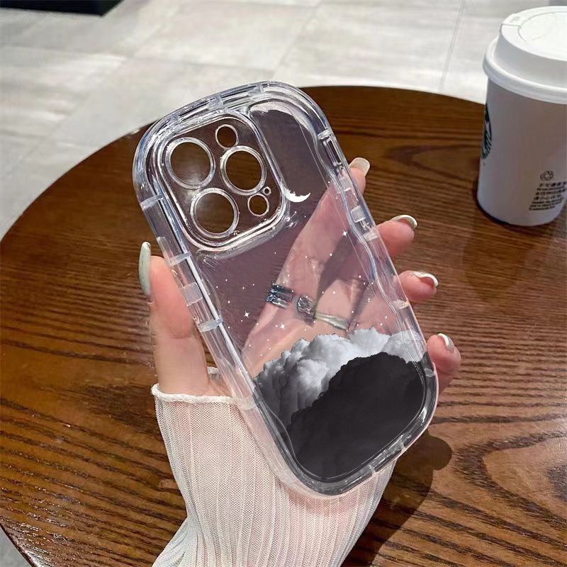 ✅Ốp Điện Thoại Mềm Trong Suốt Chống Sốc Họa Tiết Bầu Trời Sao Cho Iphone 71213 xr Promax Xs 11 8p 14 9Gyg