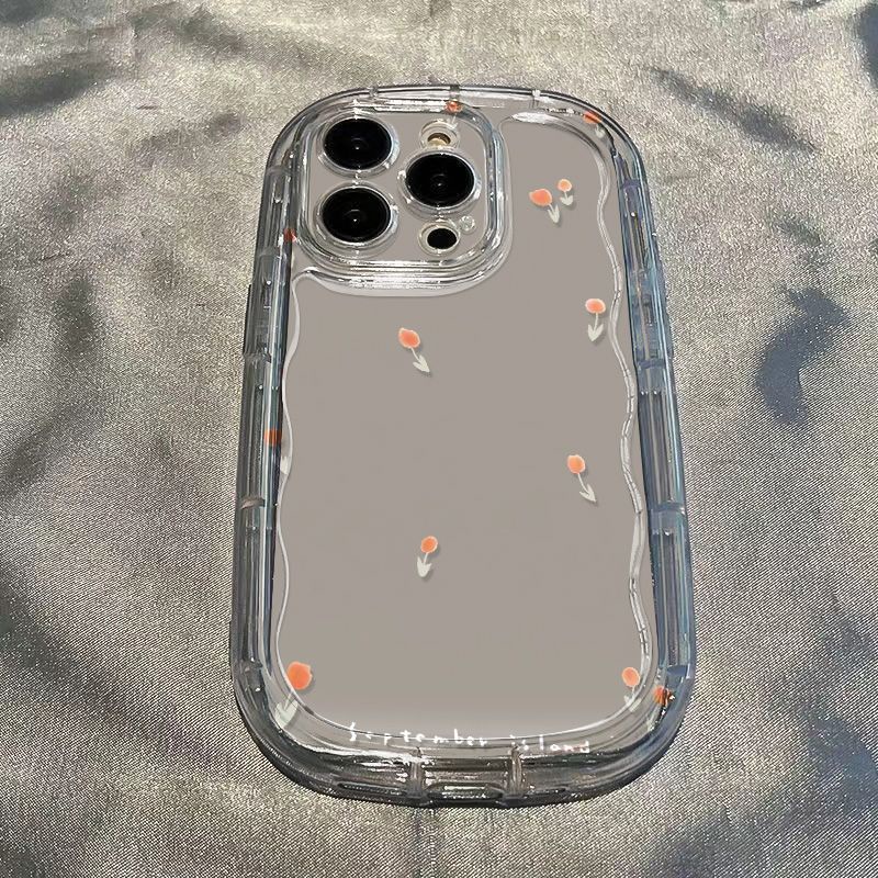 ✅Ốp Điện Thoại Dẻo Trong Suốt Họa Tiết Hoa Tulip Dễ Thương Chống Sốc Cho Iphone promax / s137 11 12iPhone14 / 8p xr IXK5
