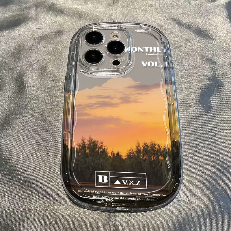 ✅Ốp Điện Thoại Mềm Trong Suốt Chống Sốc In Họa Tiết Cây Cối Cho Apple 7 / 1211iPhone14 / promaxxs xr / 8p13