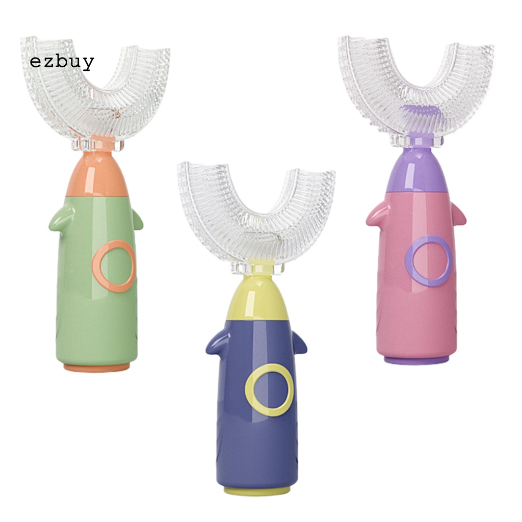 Bàn Chải Đánh Răng Silicone Siêu Nhẹ Hình Chữ U Cho Bé
