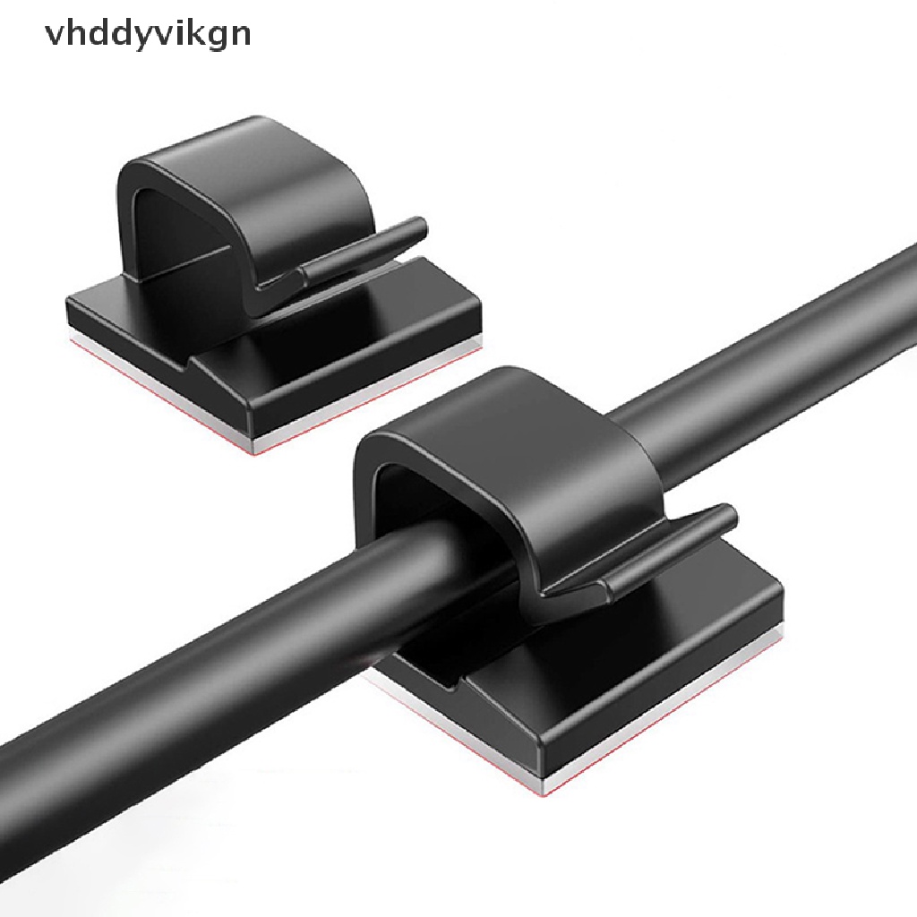 Bộ 10 Dụng Cụ Sắp Xếp Dây Cáp Mini Dễ Lắp Đặt Để Bàn