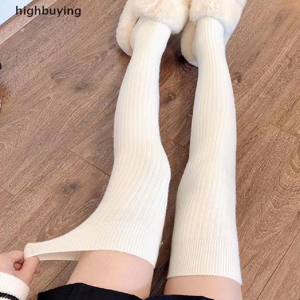 1 Đôi Tất Chân Giữ Ấm Mềm Mại Cho Nữ