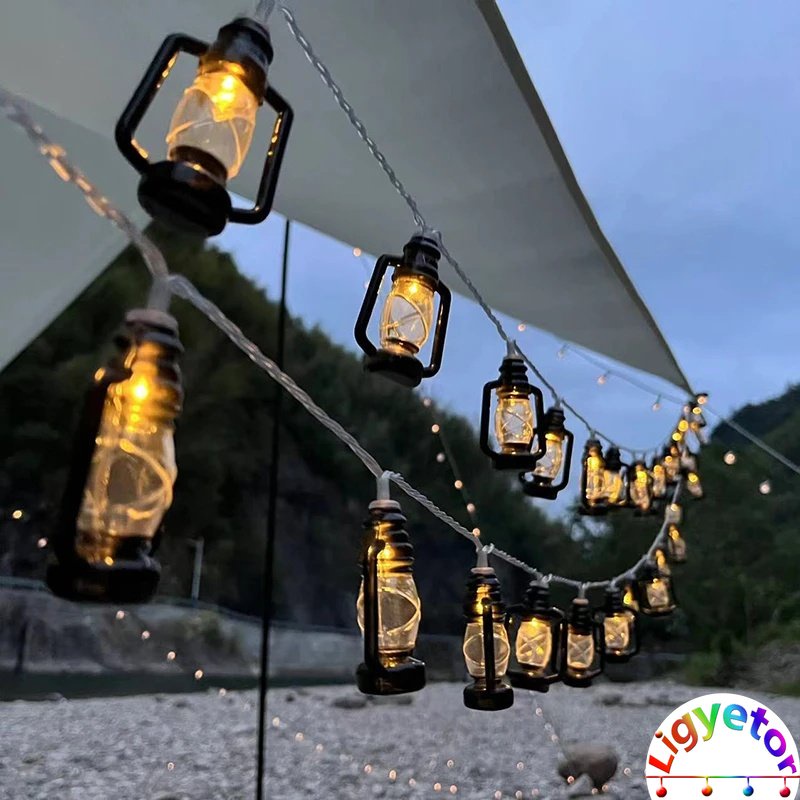 Dây Đèn Led Trang Trí 7M 50LED Sử Dụng Năng Lượng Mặt Trời