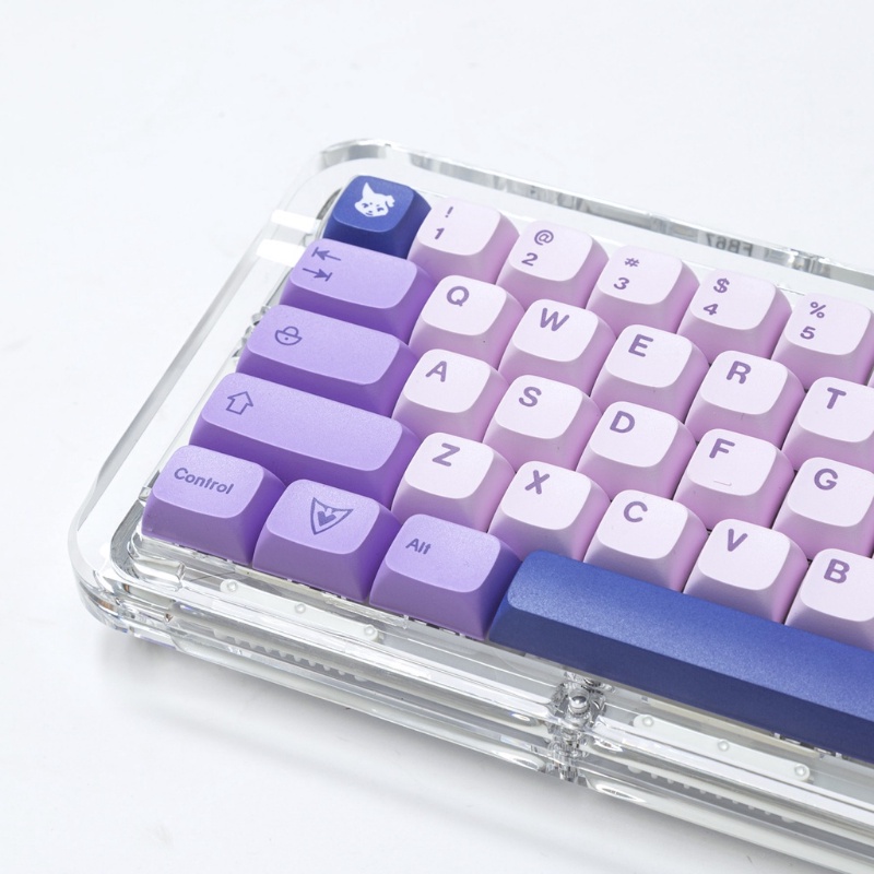 142 Phím GMK Frost Witch Keycaps XDA Profile PBT Dye Sub Bàn Phím Cơ Keycap
