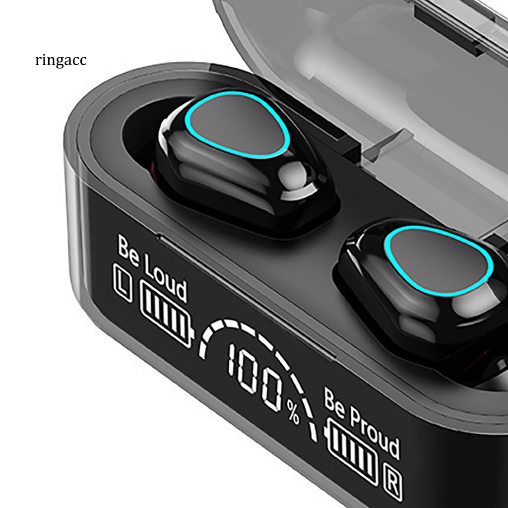 Tai Nghe Bluetooth Không Dây RGA G35B IPX5 Chống Nước Giảm Tiếng Ồn Màn Hình LED Kỹ Thuật Số