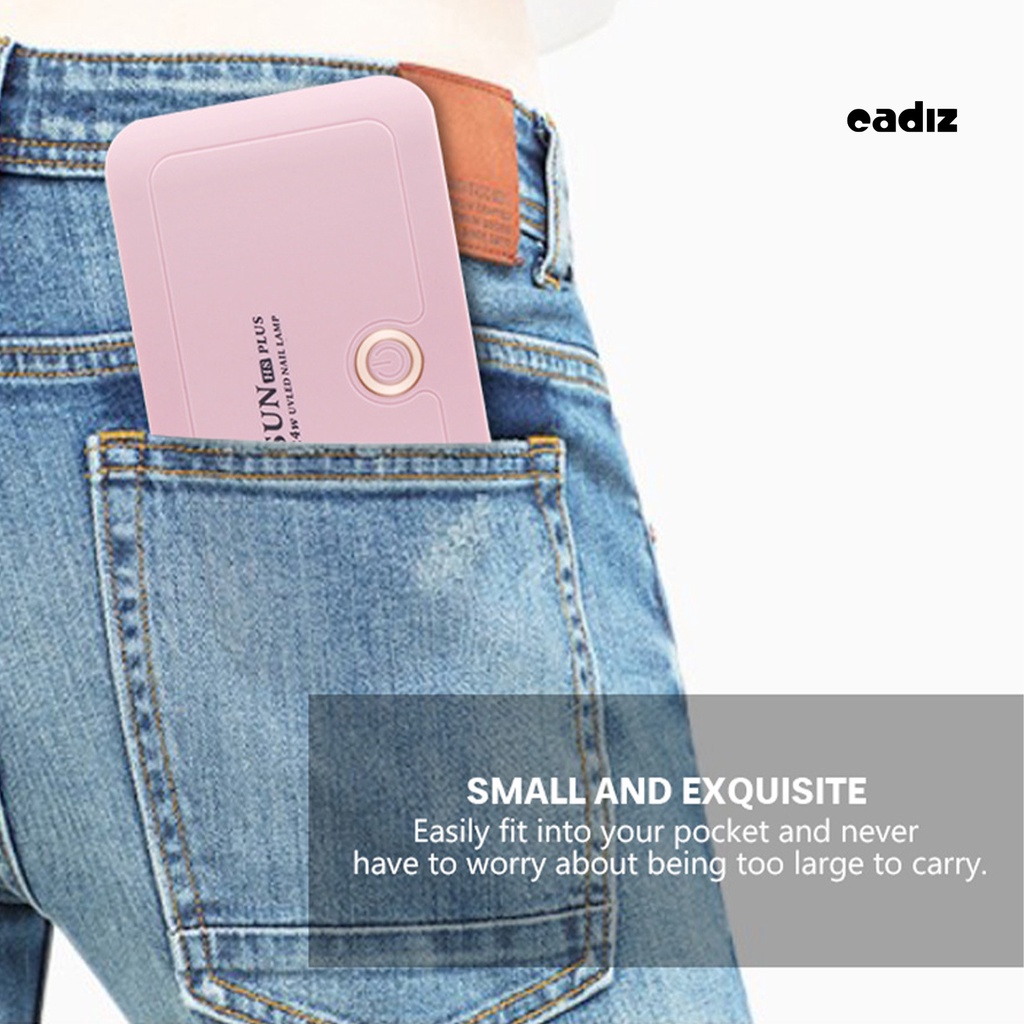 1 Bộ Đèn Sấy Khô Móng Tay Mini Sạc USB Hai Nguồn Nhanh Khô Gấp Gọn Tiện Dụng Cho Nữ