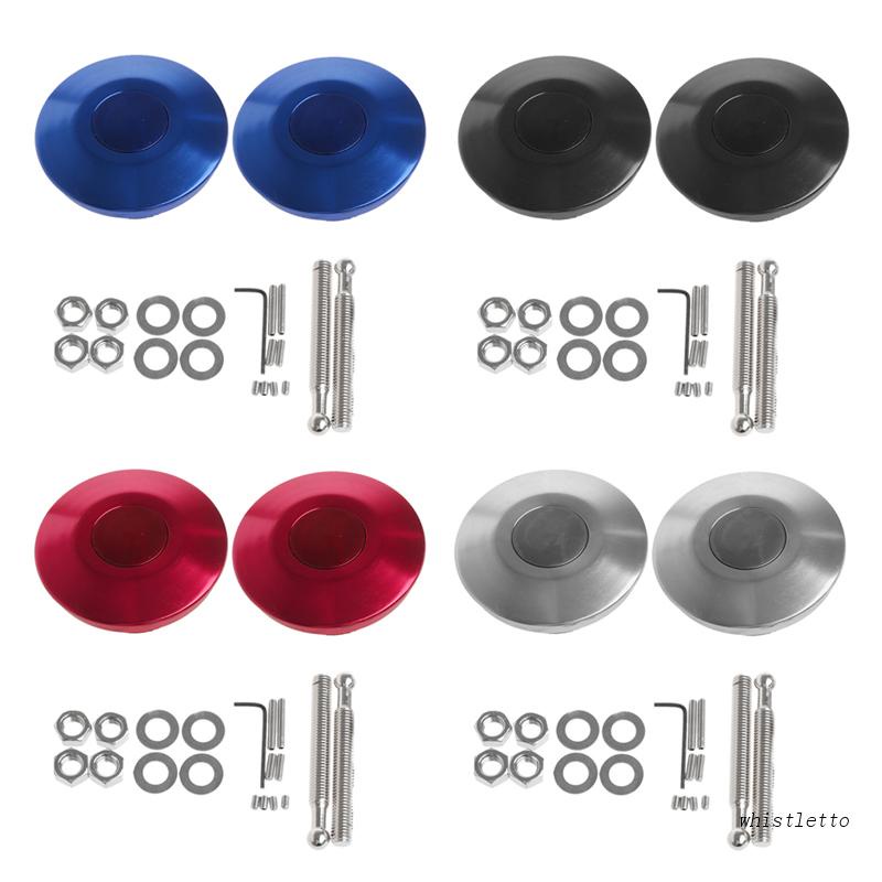 Nút Nhấn Khóa Mui Xe Hơi Bằng Nhôm 6.2cm / 2.44 "Tháo Gỡ Nhanh Tiện Dụng