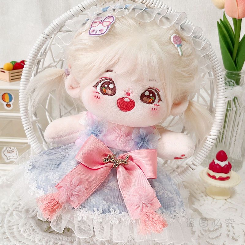 Búp Bê Em Bé Mặc Đầm Công Chúa Không Có Attributes 20cm Vải Cotton Thích Hợp Làm Quà Tặng Cho Bé Gái