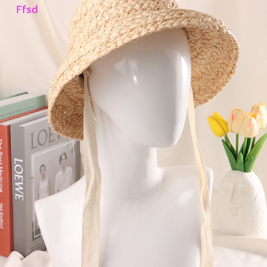 {Ffsd} Mũ Rơm Đan Tay Phong Cách Retro Chống Nắng Cho Bé Trai Và Bé Gái * Bán Chạy