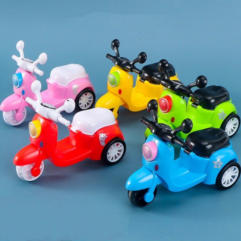 Mô Hình Xe Mô Tô Mini Thiết Kế Dễ Thương Cho Bé Gái
