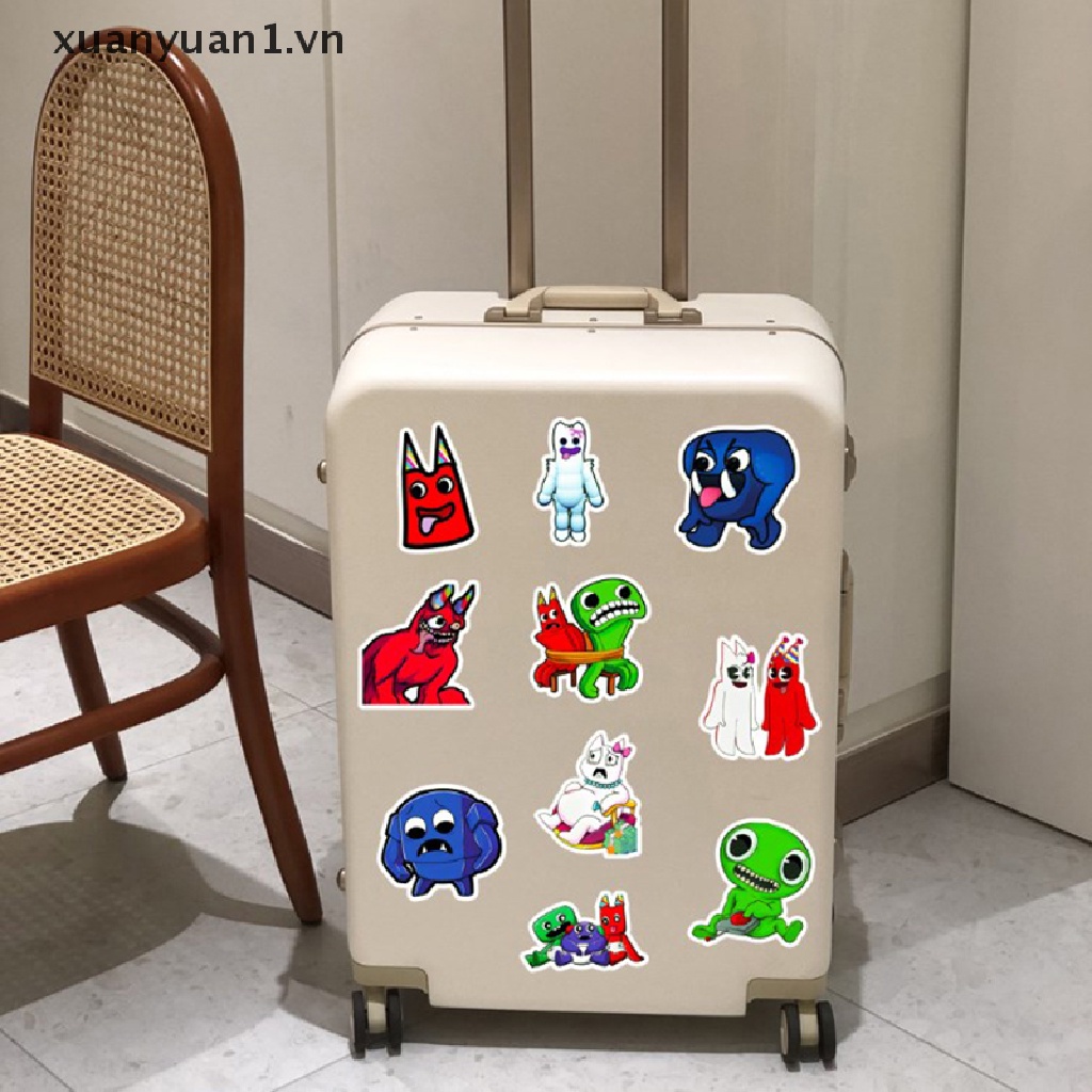 Set 50 Sticker Dán Trang Trí Sổ Tay Chủ Đề Phim Hoạt Hình Garten of Banban Horror