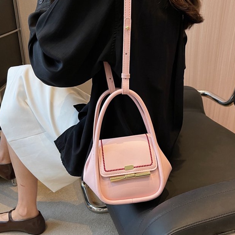 IELGY Túi Đeo Vai Hình Vuông Ghép Màu Thời Trang Chất Lượng Cao Cho Nữ