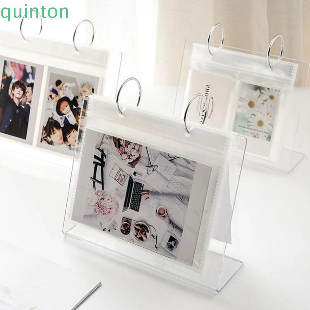 Album Ảnh Để Bàn Bằng Acrylic Instax Họa Tiết Lá Cây
