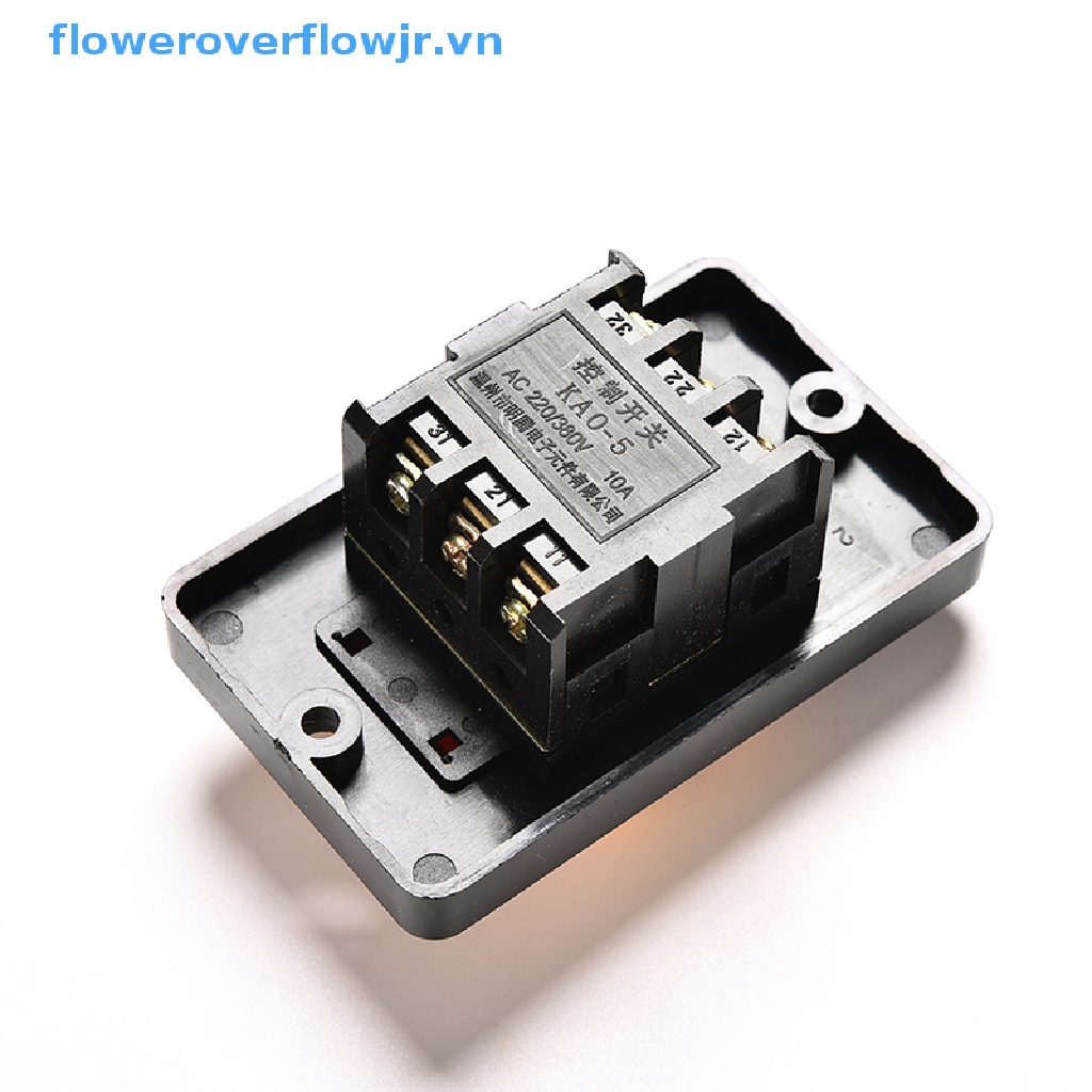 Công Tắc Bật / Tắt Động Cơ Khoan Bằng Nhựa Chống Nước 10A 380V KAO-5