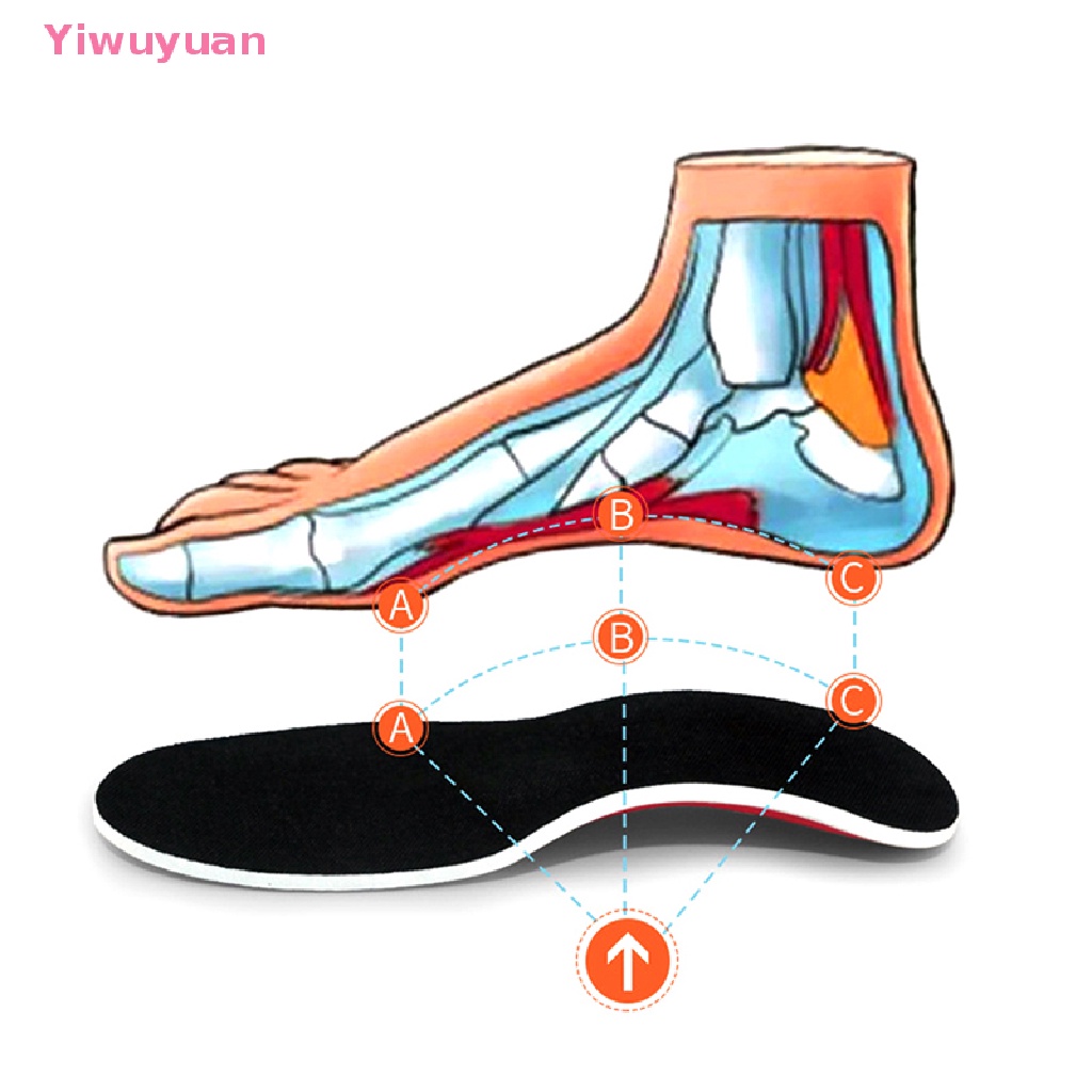 2 Miếng Gel Lót Giày Hỗ Trợ Chỉnh Hình Lòng Bàn Chân Phẳng 3D Mới Cao Cấp Cho Nam Nữ
