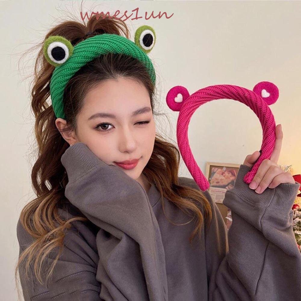 Băng Đô Cài Tóc Hình Mắt Ếch Hoạt Hình Vui Nhộn Chống Trượt 15H Cho Bé Gái