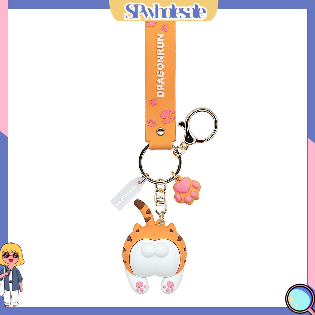 <SPwholesale> Móc Khóa Hình Mông Mèo Hoạt Hình Đáng Yêu