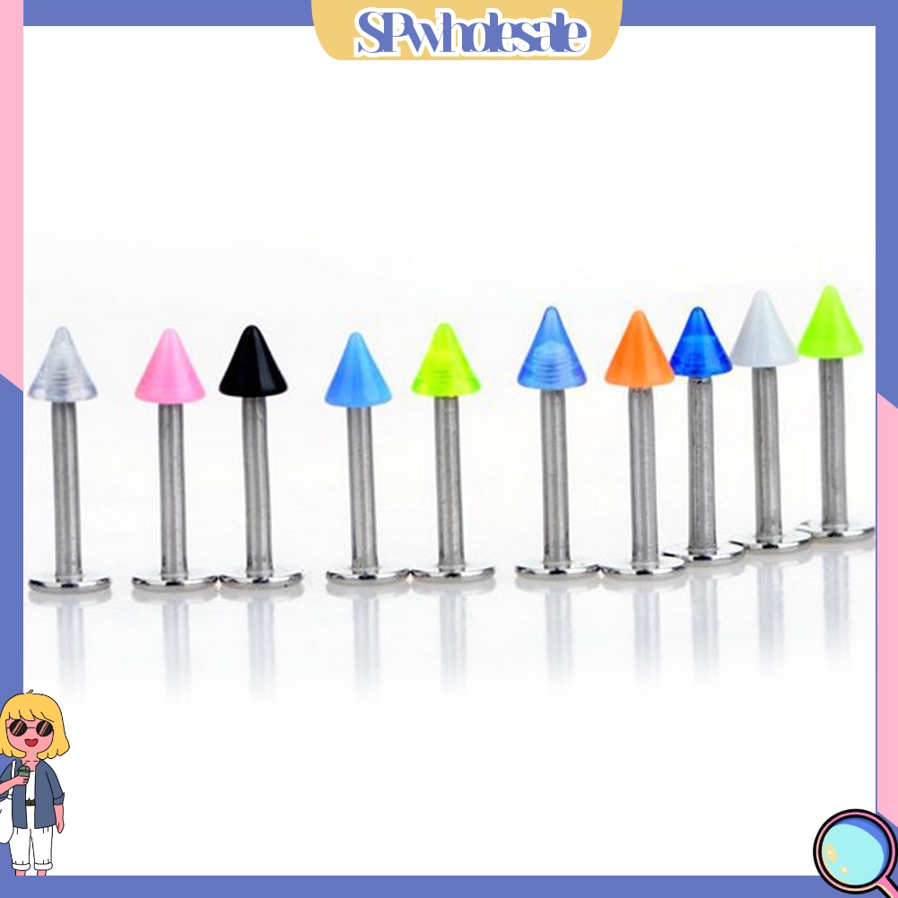 &lt;SPwholesale&gt; Bộ 50 / 90 Khuyên Xỏ Bằng Acrylic Cá Tính