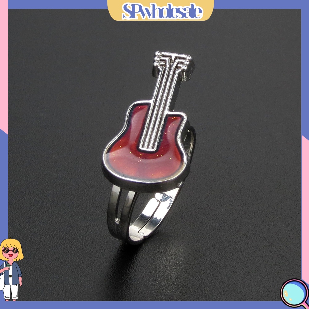 <SPwholesale> Nhẫn Hở Thay Đổi Màu Sắc Theo Nhiệt Độ Sáng Tạo Cho Nữ