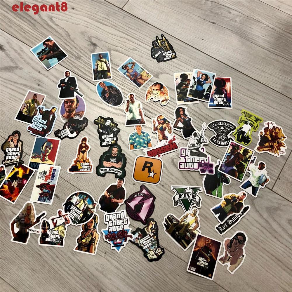 Miếng Dán Trang Trí Laptop / Ván Trượt / Guitar / Xe Hơi Họa Tiết Graffiti Độc Đáo DIY