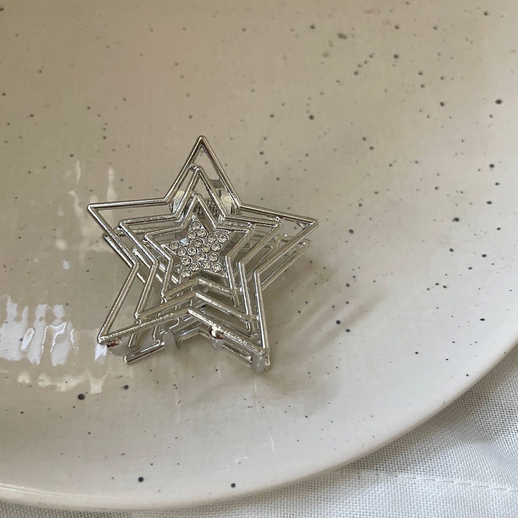 Kẹp Tóc Hình Cá Mập Năm Cánh Dễ Thương Cho Nữ