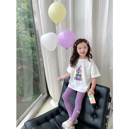 Áo phông Teddy cho bé gái 1-8 tuổi