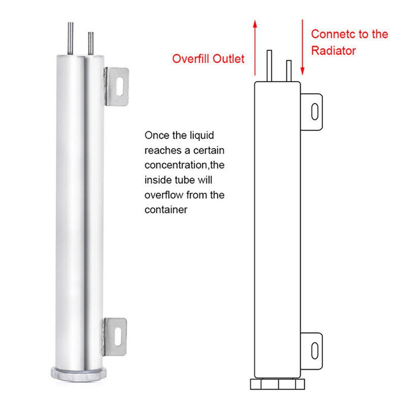 Bình Làm Mát Không Khí Bằng Thép Không Gỉ 2Inch X 13Inch Có Thể Đánh Bóng 22.6 Oz