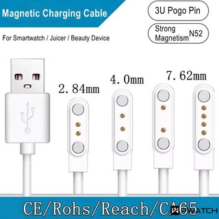 Cáp sạc đồng hồ thông minh 60cm dây sạc từ tính dây sạc usb 2 chân 4 chân bộ sạc cáp sạc điện usb thông dụng