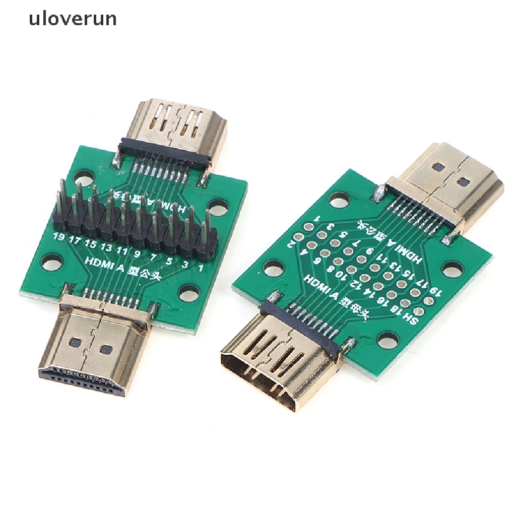 1 Bảng Mạch Thử Nghiệm MINI HDMI Đầu Đực Và Đầu Cái PCB 2.54mm vn