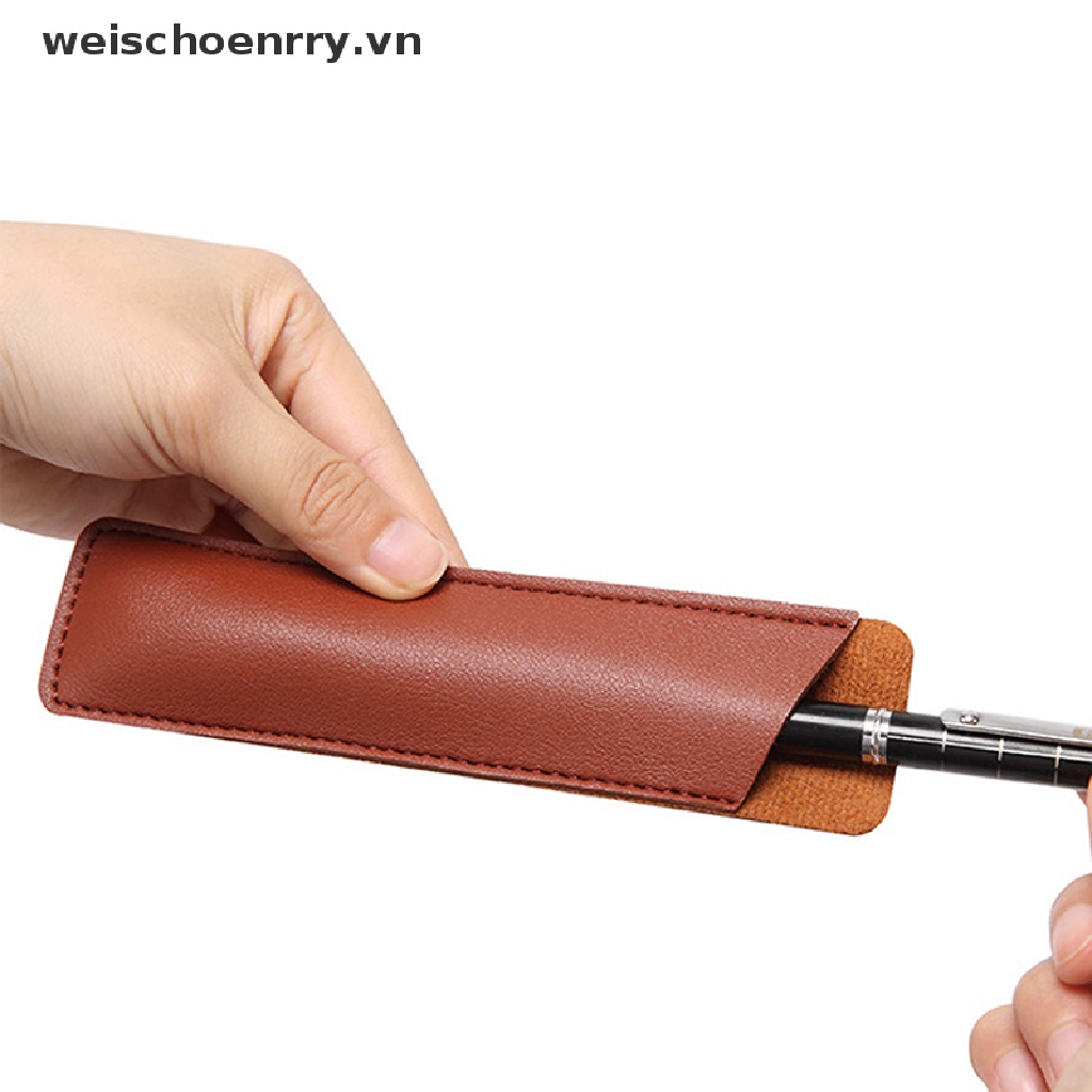 Túi Đựng Bút Bằng Da PU Họa Tiết Dễ Thương Thông Dụng
