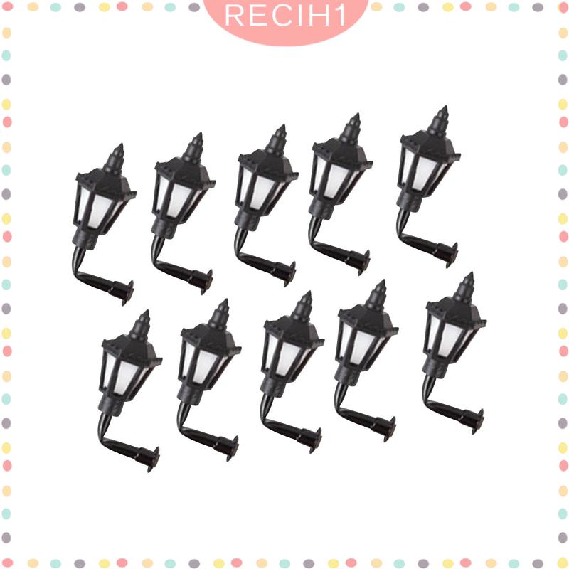 Set 10 Mô Hình Cân Đèn LED Mini Trang Trí Nhà Búp Bê / Lối Đi Độc Đáo