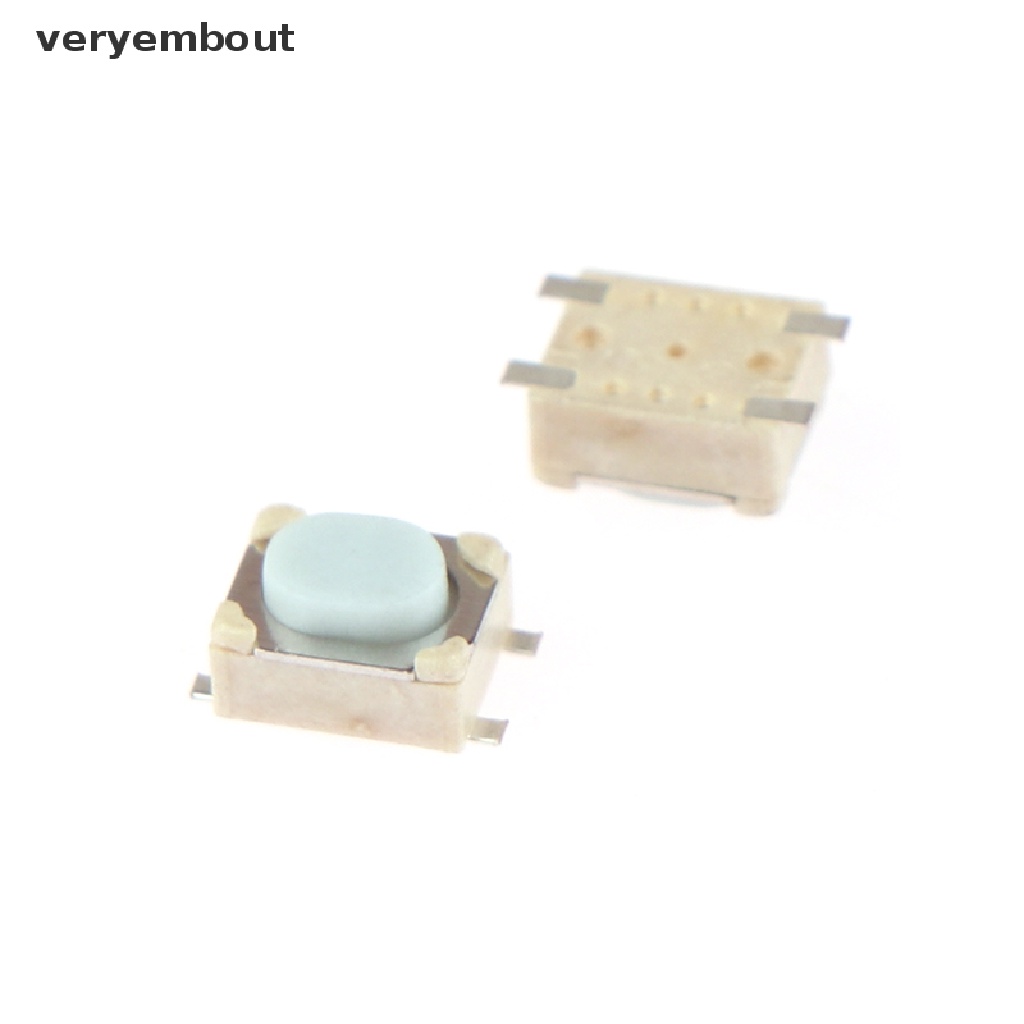 Set 100 Nút Công Tắc 4 Chấu 3 * 4 * 2.5MM SMD Chuyên Dụng Cho Xe Hơi