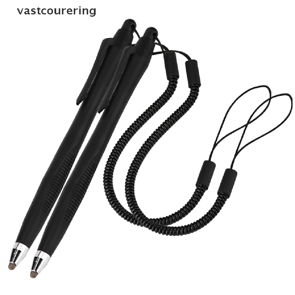 Bộ 2 Bút Cảm Ứng Với Ống Lò Xo Độ Nhạy Cao Chuyên Dụng Cho Điện Thoại / Máy Tính Bảng