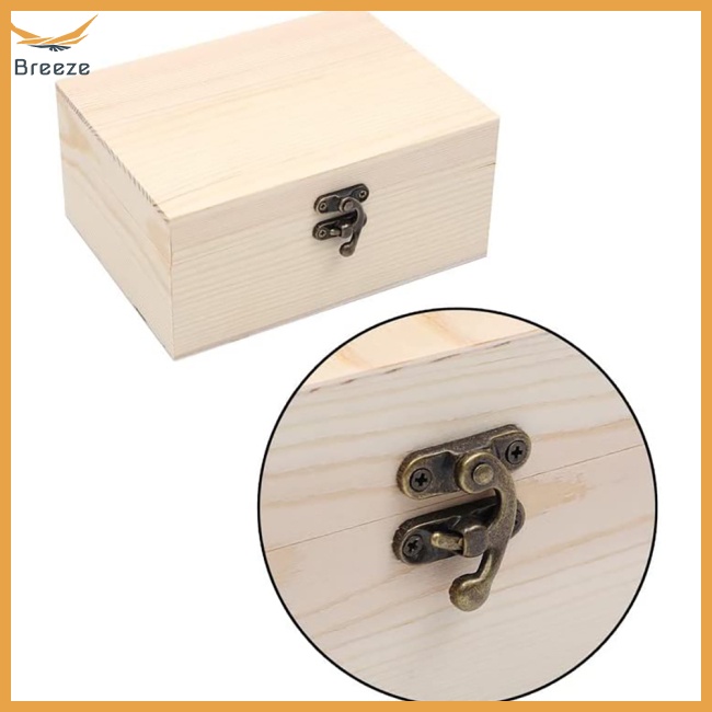 Khóa Cài Bằng Kim Loại Phong Cách Retro Cho Hộp Trang Sức 27x32mm