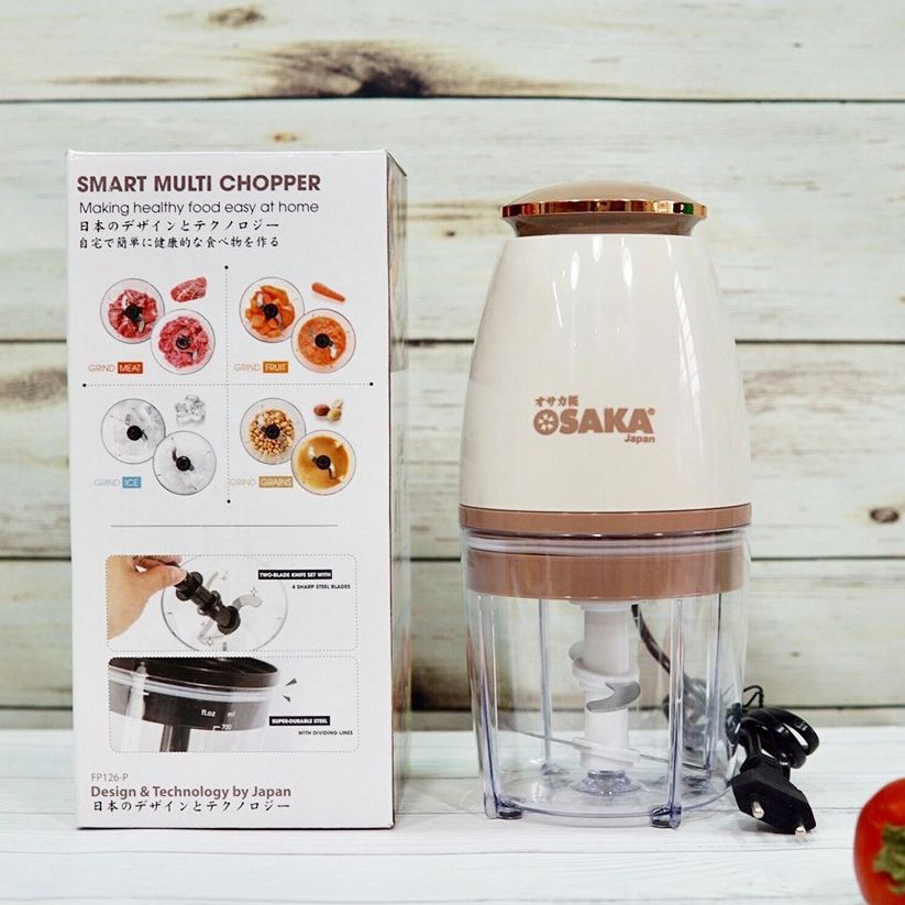 MÁY XAY OSAKA NHẬT BẢN ĐA NĂNG 700ML CÔNG SUẤT 350W XAY THỊT, CÁ , RAU CỦ QUẢ, XAY SINH TỐ CỰC NHANH CỰC NHUYỄN