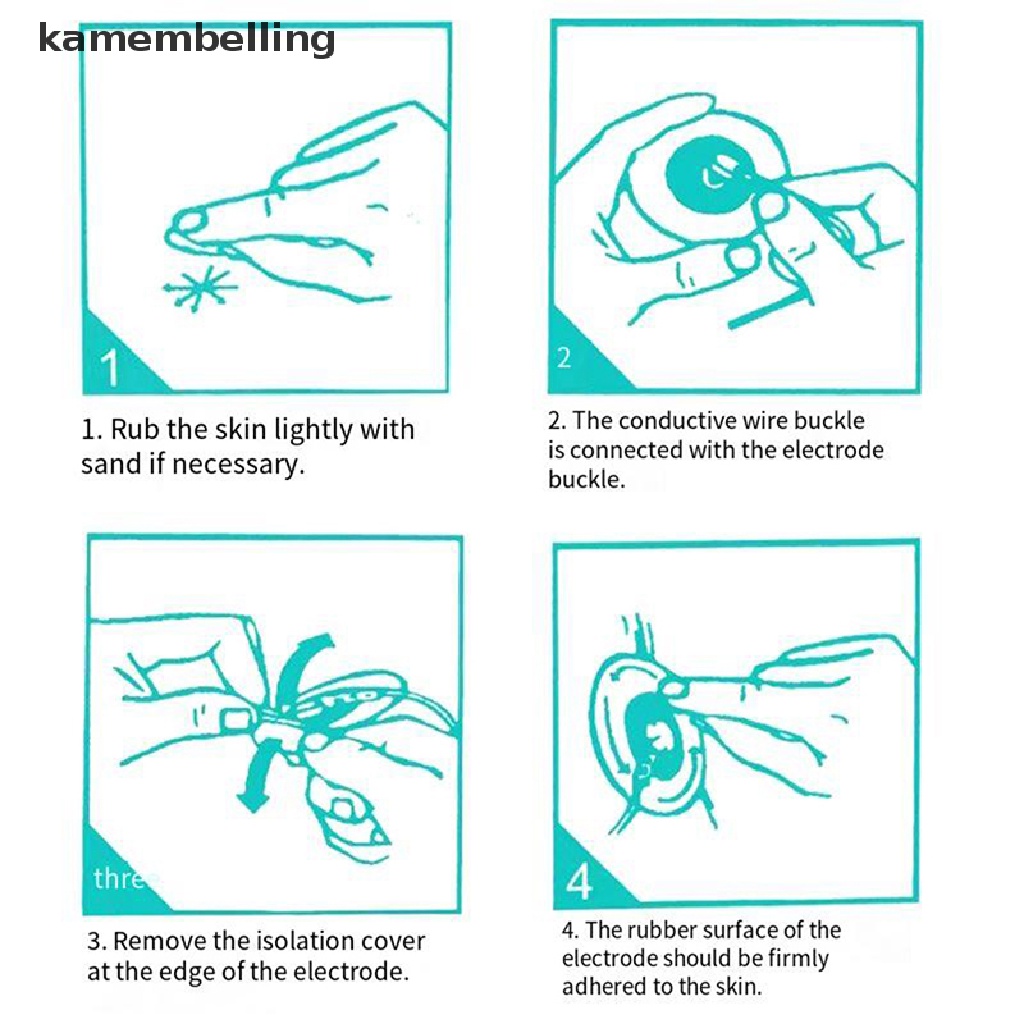 50 Miếng Dán Điện Cực Dùng Một Lần ECG Eg
