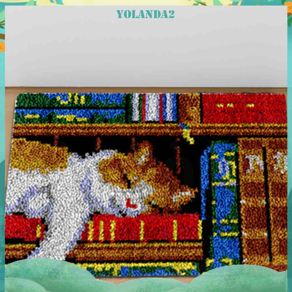 Bộ Móc Thêu Thảm Thủ Công DIY