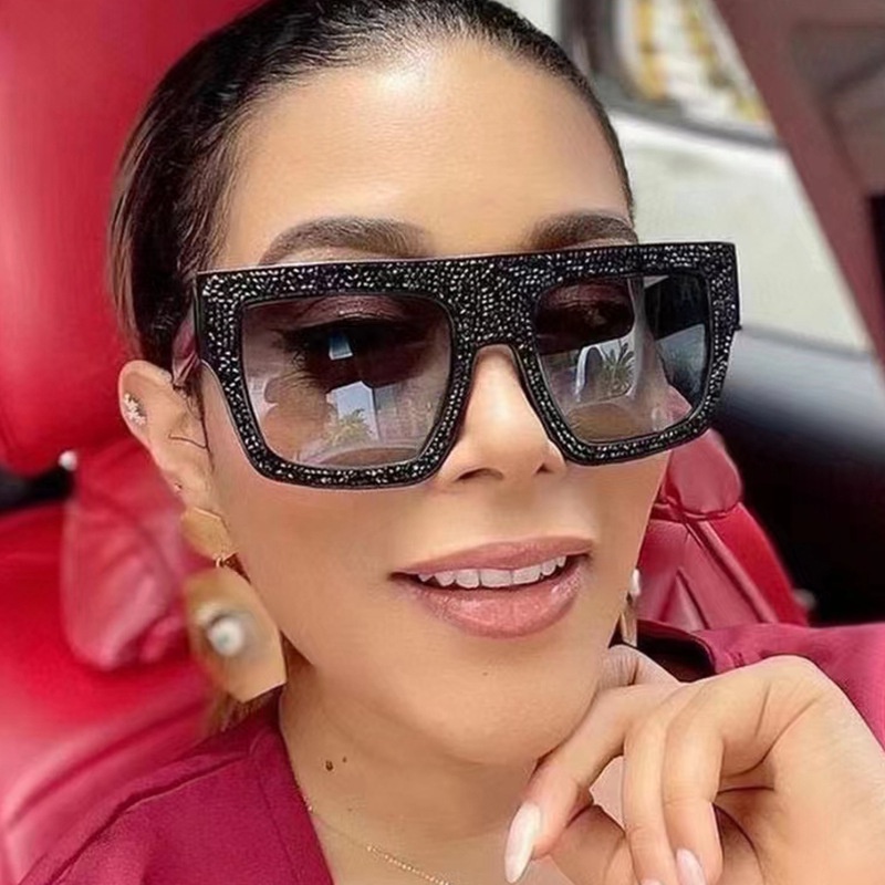 Kính Mát Gọng Vuông Thời Trang Mới Cho Nam Nữ Màu Sắc