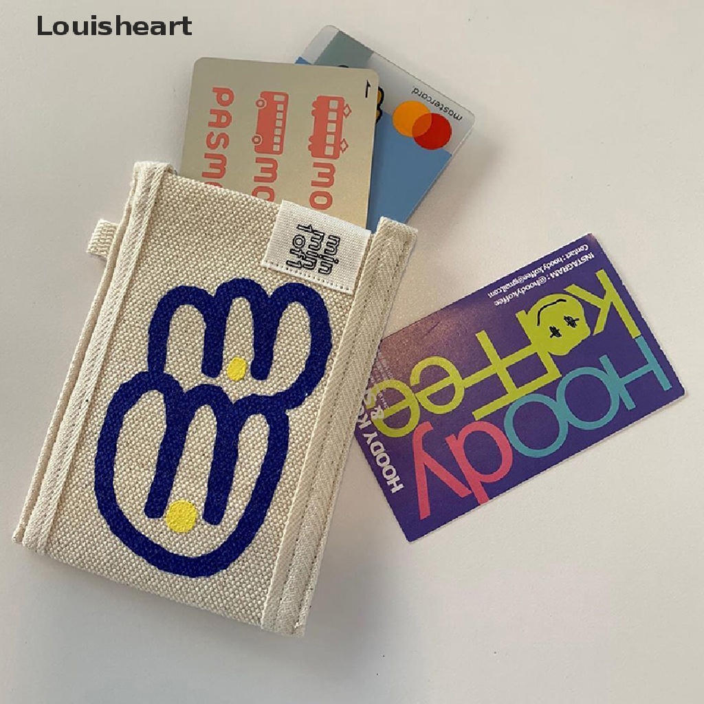 Ví Louisheart Hai Lớp Đựng Thẻ Chống Khử Từ Họa Tiết Graffiti Độc Đáo Cho Apple