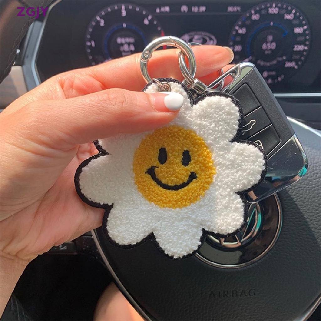 Móc Khóa Hình Hoa Hướng Dương Cười Dễ Thương Mới