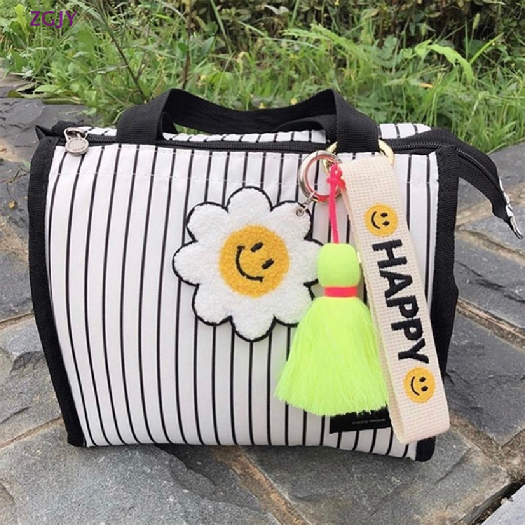 Móc Khóa Hình Hoa Hướng Dương Cười Dễ Thương Mới