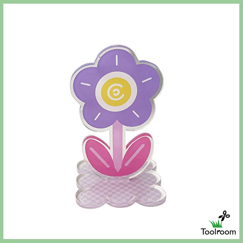 Giá Đỡ Số Bàn Bằng Acrylic Hình Bông Hoa Độc Đáo Trang Trí Nhà Cửa