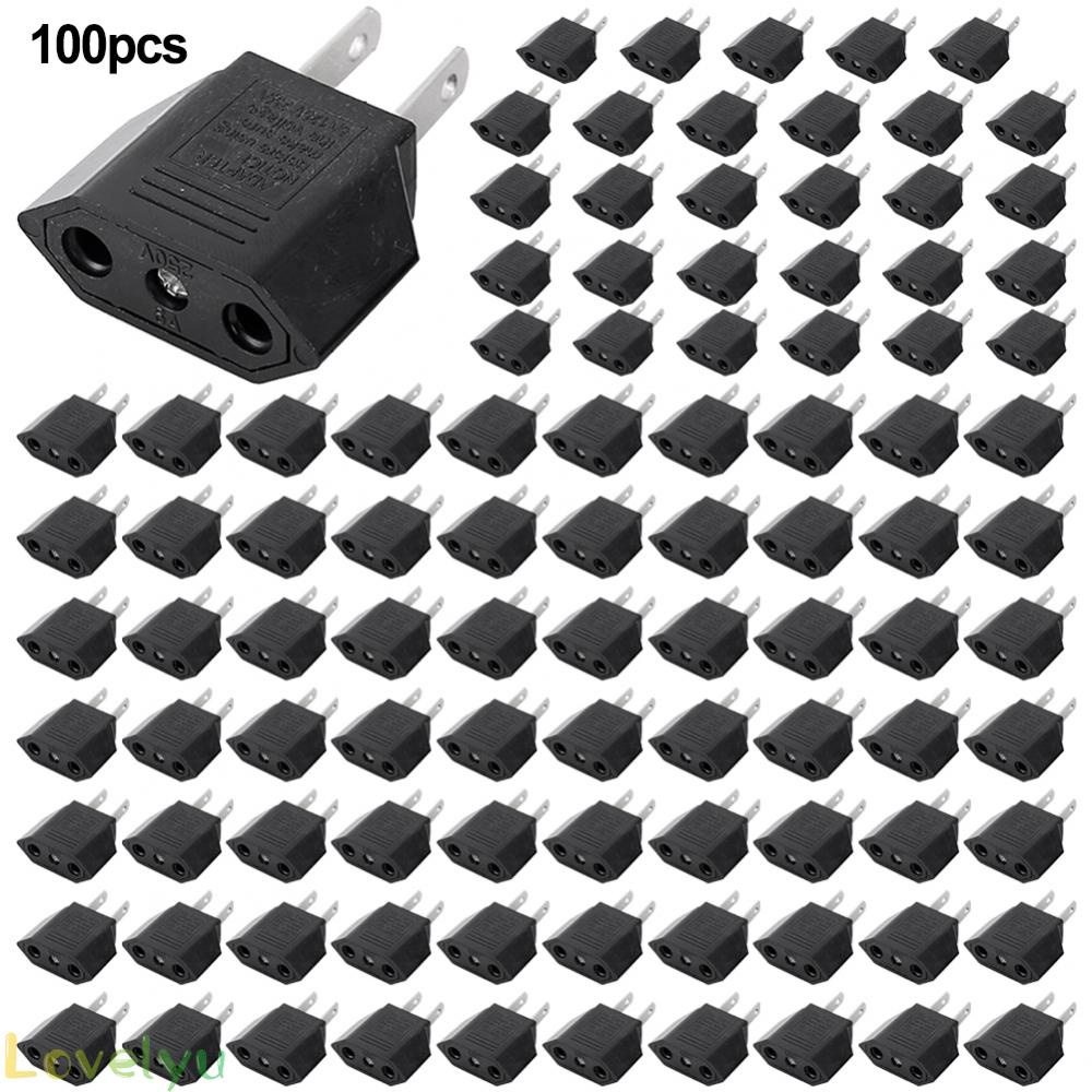 ⭐2023 ⭐100pc Plug Adapter Travel Outlet Power Converter European Euro EU To US AC250V