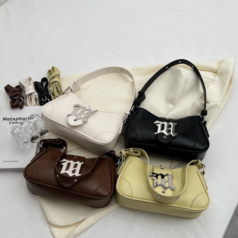 Ielgy Túi Xách Đeo Vai Phối Khóa Cài Đơn Giản Thời Trang Cao Cấp Phong Cách Pháp Có Thể Điều Chỉnh Phần Cứng Nuche Dành Cho Bạn Nữ