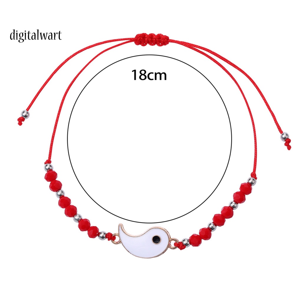 Kỹ Thuật Số| Set 12 Vòng Tay Dây Bện Thủ Công Có Thể Điều Chỉnh Trang Trí Mắt Bắt Kem Phong Cách Thái Cực Quyền Thời Trang Cho Nữ