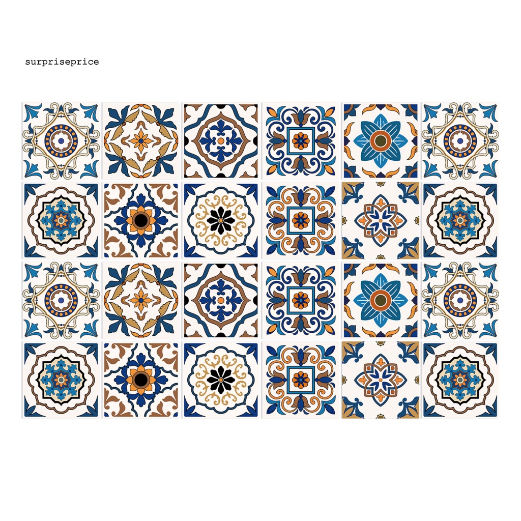 1 Bộ Sticker Dán Tường Bằng PVC Chống Dầu Dễ Lau Chùi Cho Nhà Bếp