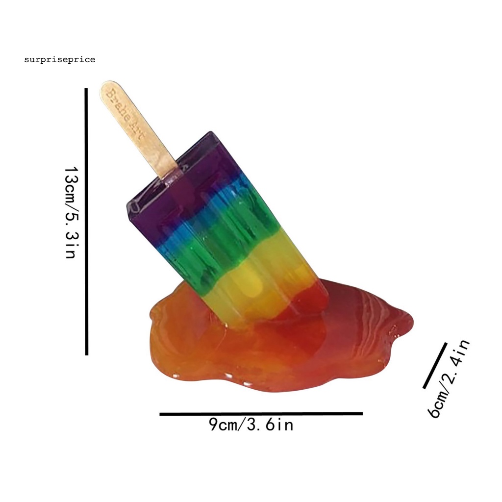 Đồ trang trí Que Kem Nhân Tạo Bằng Nhựa Resin Trang Trí Bàn DIY